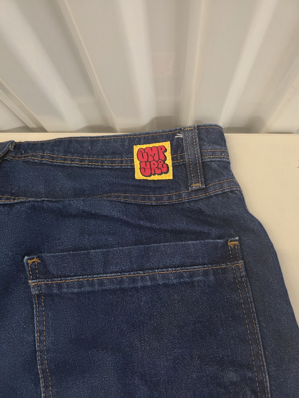 Empyre Denim Carpenter Shorts Dark Wash Jorts Y2K Skater Style Pockets Men's Siz - Picture 7 of 8